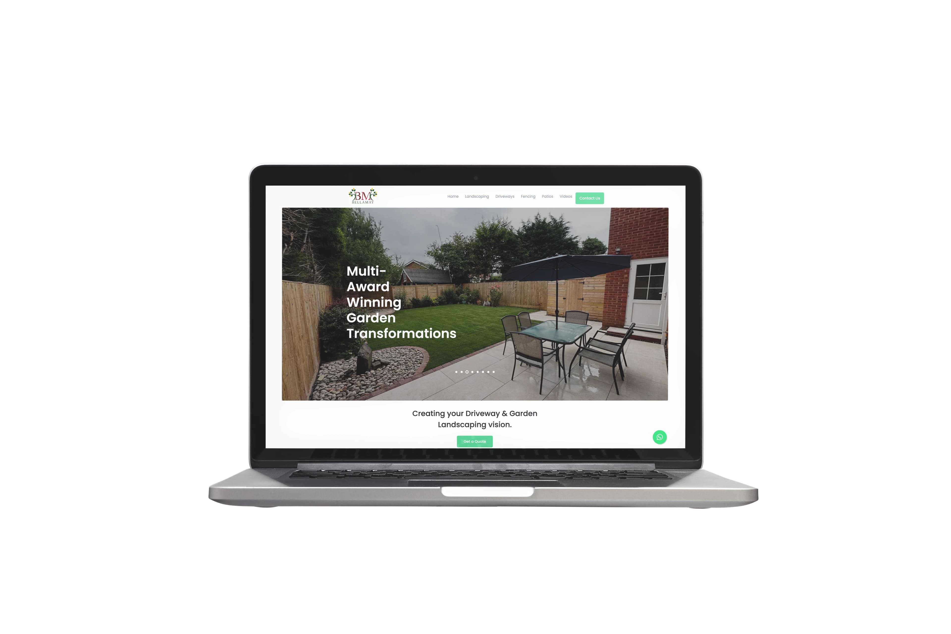 Bellamay Landscaping website
