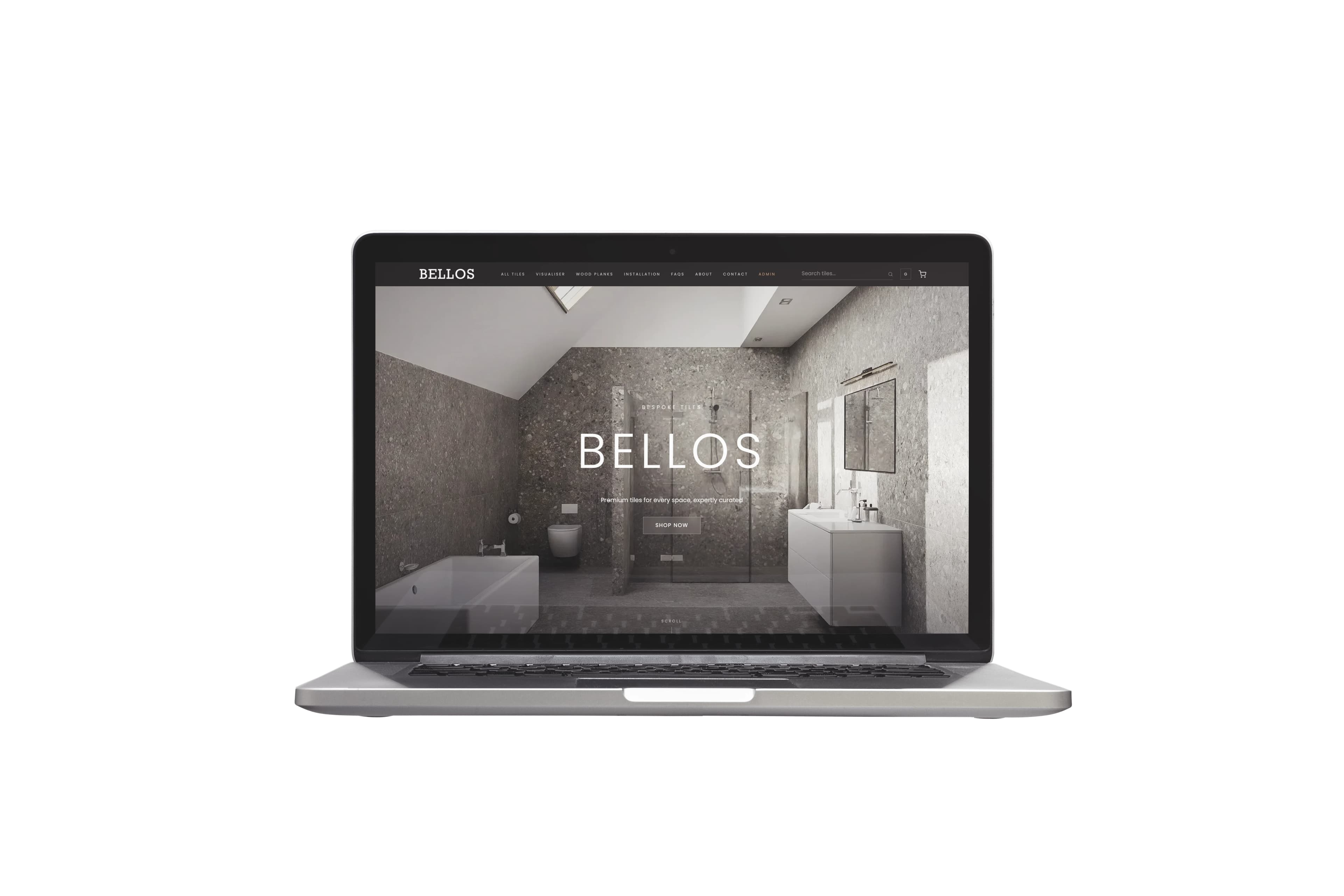 Bellos Bespoke Tiles website